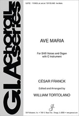 Ave Maria SAB choral sheet music cover